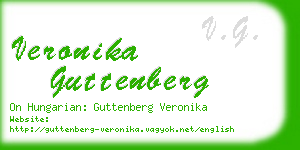 veronika guttenberg business card